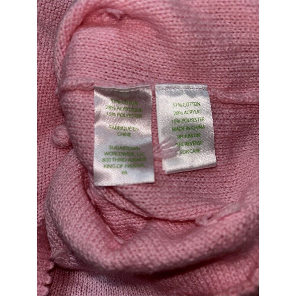 Lilly Pulitzer Cotton Blend Long Sleeve Pullover Sweater Size XS - Picture 8 of 8